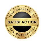100% Satisifaction guarantee logo
