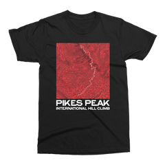Pikes Peak - Topographical Map Tee