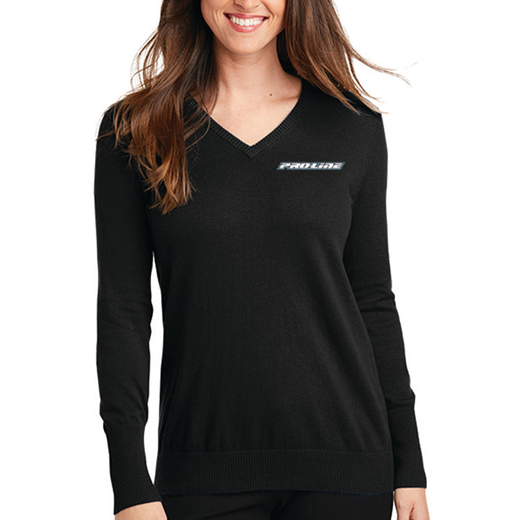 Pro-Line - Port Authority Ladies V-Neck Sweater