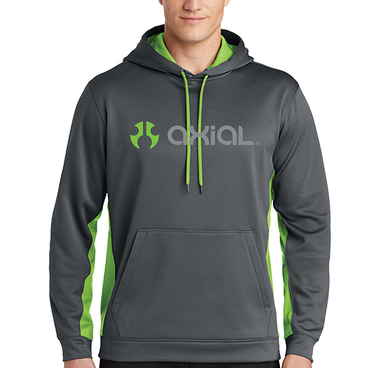 Axial - Sport-Tek Sport-Wick Colorblock Hooded Pullover