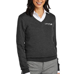 LaMacchia Women's Brooks Brothers Washable Merino V-Neck Sweater