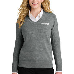 LaMacchia Port Authority Women's Easy Care V-Neck Sweater