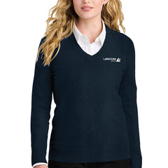 LaMacchia Port Authority Women's Easy Care V-Neck Sweater