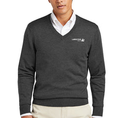 LaMacchia Brooks Brothers Washable Merino V-Neck Sweater