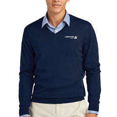 LaMacchia Brooks Brothers Washable Merino V-Neck Sweater