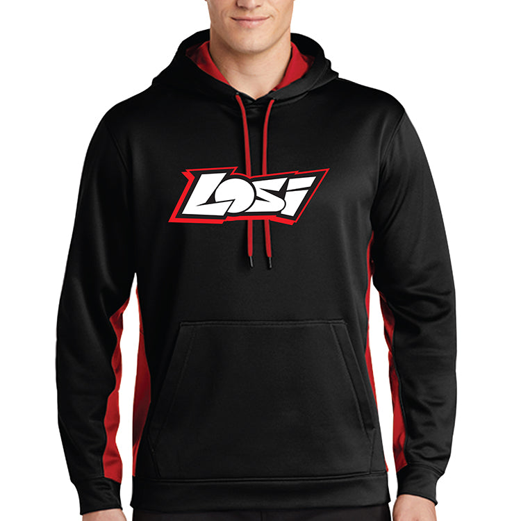 Losi - Sport-Tek Sport-Wick Colorblock Hooded Pullover