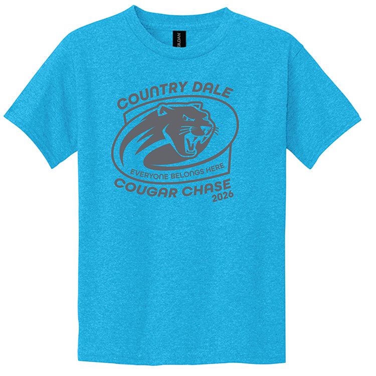 Country Dale Cougar Chase - Youth Tee