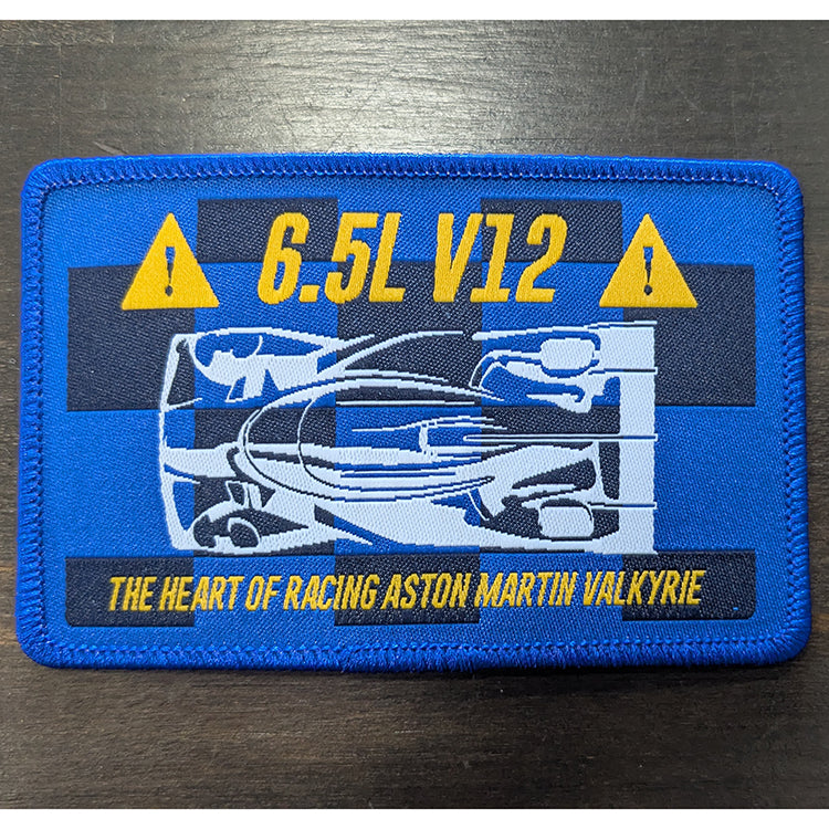 A Pair Of Motor Car Racing Patches Sew / Iron On Badges Aston Martin (a) - Foto 3