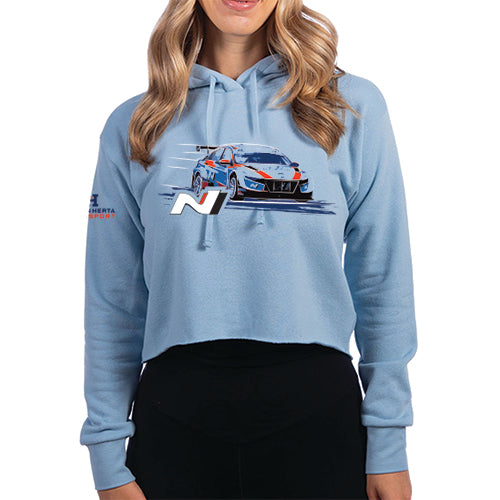Hyundai N BHA Ladies Crop Hoodie