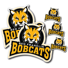 Ben Franklin Bobcats Decal 5-Pack