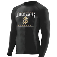 Jr Sabers Youth Badger Long Sleeve Compression Shirt