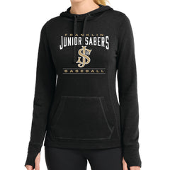 Jr Sabers Women's PosiCharge® Tri-Blend Wicking Fleece Hoodie