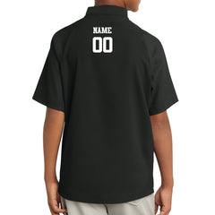 Jr Sabers New Era® Youth Cage Short Sleeve 1/4-Zip Jacket