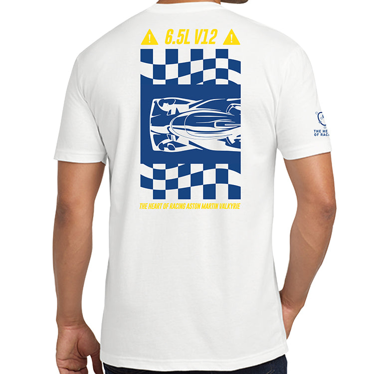 Heart of Racing Checker Badge Tee