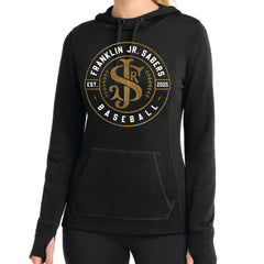 Jr Sabers Women's PosiCharge® Tri-Blend Wicking Fleece Hoodie