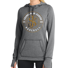 Jr Sabers Women's PosiCharge® Tri-Blend Wicking Fleece Hoodie