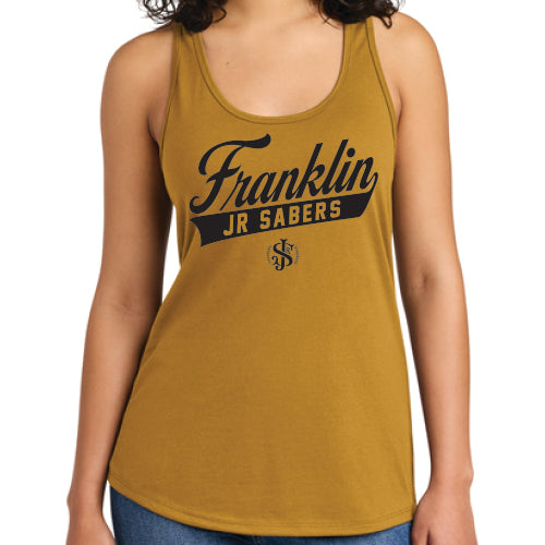 Jr Sabers "Franklin" Next Level® Ideal Racerback Tank