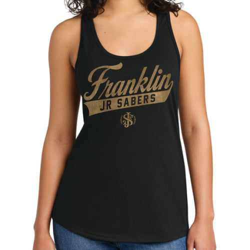 Jr Sabers "Franklin" Next Level® Ideal Racerback Tank