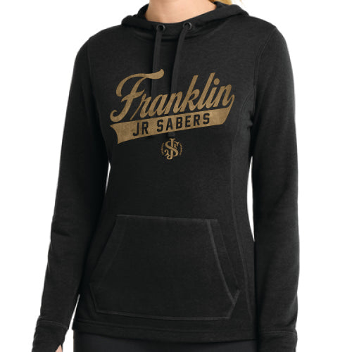Jr Sabers "Franklin" Women's PosiCharge® Tri-Blend Wicking Fleece Hoodie