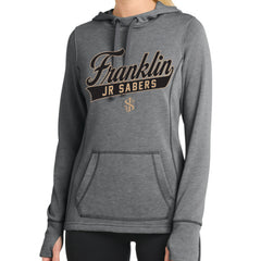 Jr Sabers "Franklin" Women's PosiCharge® Tri-Blend Wicking Fleece Hoodie