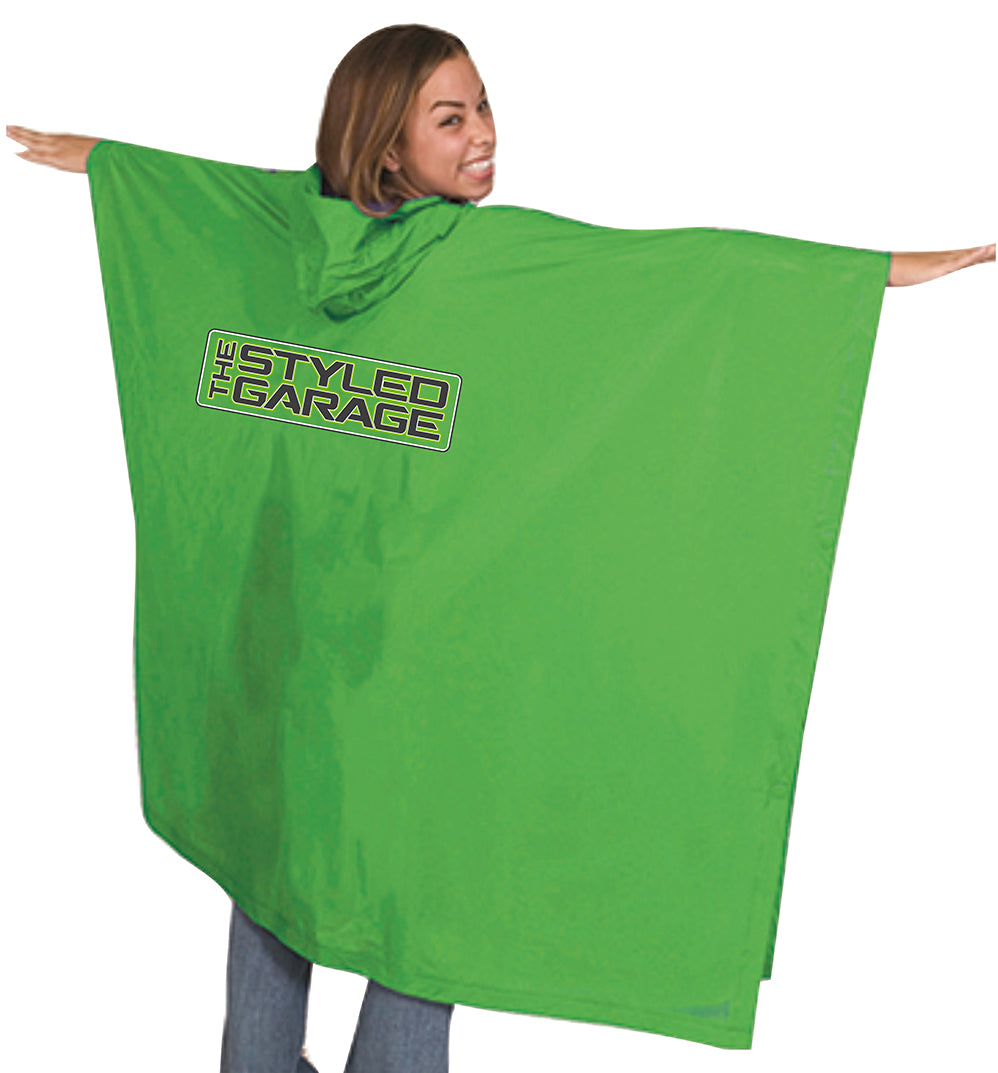 Styled Rain Poncho