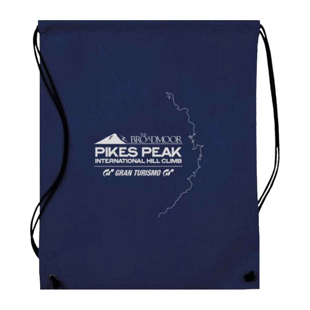 Pikes Peak - Logo Cinch Bag- Navy