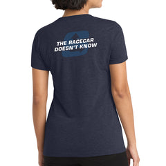 Shift Up Now - Racecar : Ladies V-Neck