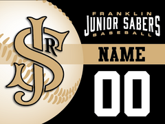 Jr Sabers Custom Yard Sign