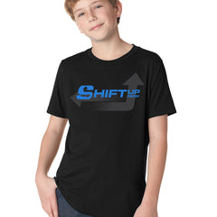 Shift Up Now Large Logo Youth Tee