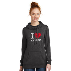 EKN Ladies "I Heart Karting" Hooded Sweatshirt