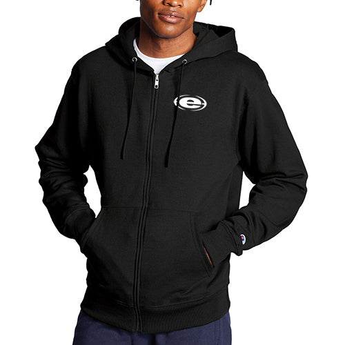 EKN Mens Logo Champion Zip Hoodie
