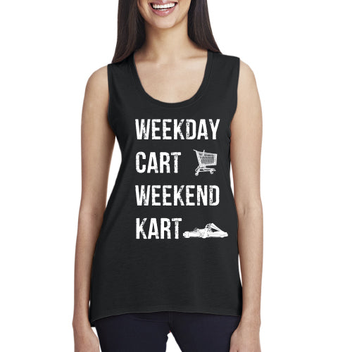 EKN Ladies "Weekend Kart" Sleeveless Top